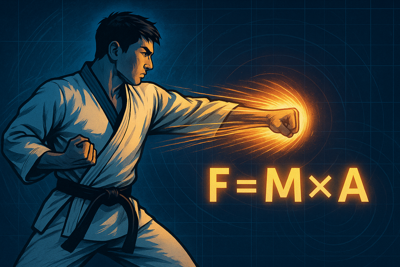 The Power Behind Every Punch: F = M × A